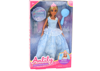 Anlily Ice Queen Blue Dress Snowflake Brush Doll