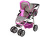 Baby Doll Stroller 2-in-1 Carrycot Bag Pink Stars