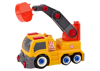 Cartoon Truck With Crane To Dismantle DIY Orange