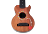 Children's Toy Guitar, Brown Wood Pick