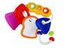 Colorful Rattle Glowing Keys Teether LED