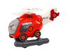 DIY Turning Cartoon Helicopter Red