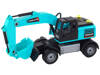 Excavator DIY Kit Blue Construction Vehicle Drill Rig Grapple