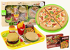 Fast Food Set Pizza Burgers French Fries Accessories for Children 24 pcs.