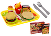 Fast Food Set Pizza Burgers French Fries Accessories for Children 24 pcs.