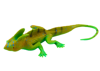 Green Rubber Lizard Figurine