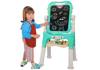 Magnetic Chalk Board 2 in 1 Blue and White Accessories