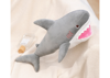 Plush Shark Mascot Cuddly Toy 40cm Gray