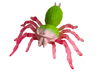 Spider Stretch Figure Toy Stretch Green