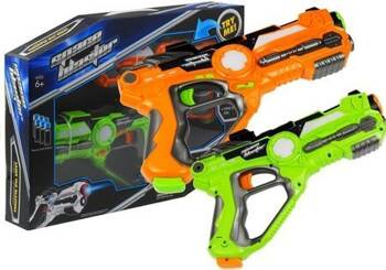 2 Laserpistole Laser tag Paintball Spielzeug für Kinder 6+ Pistole Spielzeug