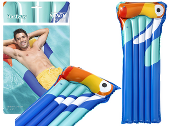 Aufblasbare Schwimmmatratze toucan Blau 183 x 76 cm Bestway 44021