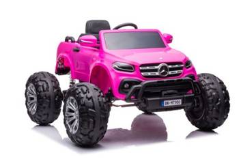 Elektrische Fahrt auf Mercedes DK-MT950 Barbie Pink