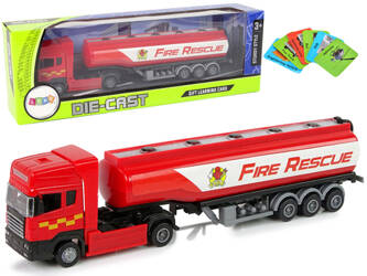 Roter Feuerwehr-Tankwagen 30 cm Lang