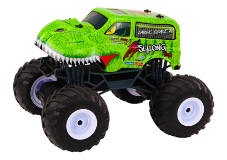 Ferngesteuertes Geländewagen 2.4G RC 1:12 Dinosaurier Grün