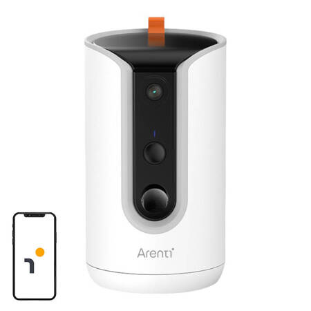 IP Indoor Camera treat dispenser Arenti Petcam Wi-Fi 5G 3MP 2K