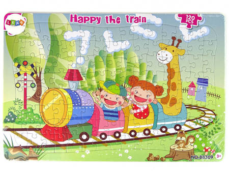 Lernpuzzle Jolly Train 120 Teile