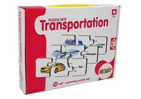 Lernpuzzle Transport Puzzle 10 Verbindungen