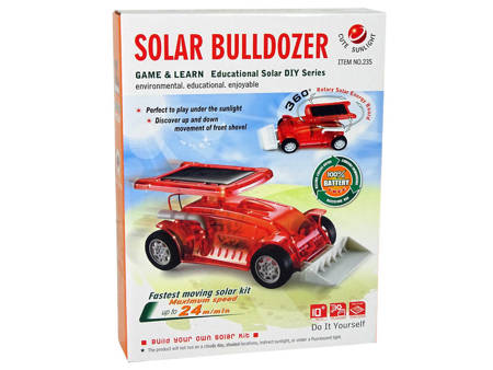 Solar-Bulldozer-Auto-Bausatz
