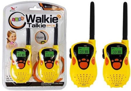 Walkie-Talkies Reichweite 100 m Gelb für Kinder