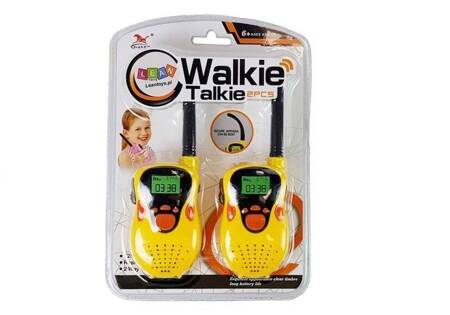 Walkie-Talkies Reichweite 100 m Gelb für Kinder