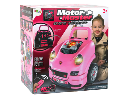 Werkstatt-Motor-LKW-Demontage-DIY-Kit, Pink