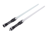 2in1 Lichtschwert Set Space Light Sword mit Sounds