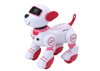 Ferngesteuerter interaktiver Roboterhund, der tanzend den Befehlen folgt, Pink
