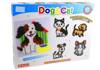 Mosaik kreatives Set Kunststoffperlen Hund und Katze Set für Kinder