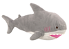Plüsch Hai Maskottchen Kuscheltier 40cm Grau