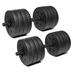 Hantle treningowe bitumiczne AbarQs HC-20KG (2x10kg)