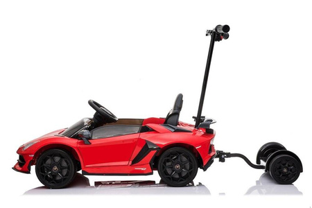 Auto Na Akumulator Lamborghini Aventador  SX2018 Czerwony Z Platformą