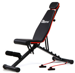 Ławka do Ćwiczeń Ławeczka Treningowa Regulowana Składana Abarqs LW-210