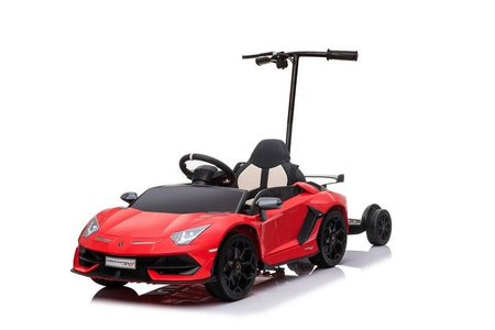 Auto Na Akumulator Lamborghini Aventador  SX2018 Czerwony Z Platformą