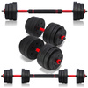 Hantle treningowe bitumiczne AbarQs HC-40KG (2x20kg)