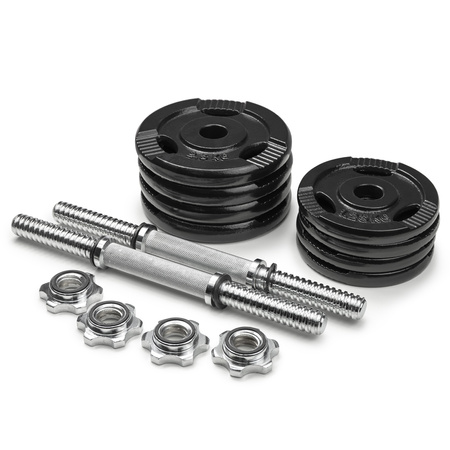 Hantle treningowe żeliwne AbarQs HS-20KG (2x10kg)