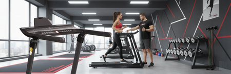 Składana bieżnia treningowa elektryczna AbarQs BC-48.A.E