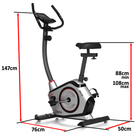 Rower treningowy magnetyczny AbarQs RW-38