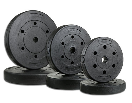 Zestaw obciążeń kompozytowych bitumiczne 35 kg 2x10 2x5 2x2,5 AbarQs