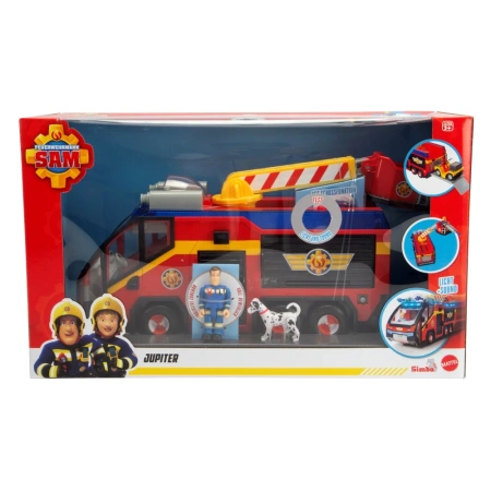 SIMBA Strażak Sam Pojazd Jupiter Wóz strażacki z drabiną 32 cm