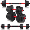Hantle treningowe bitumiczne AbarQs HC-30KG (2x15kg)
