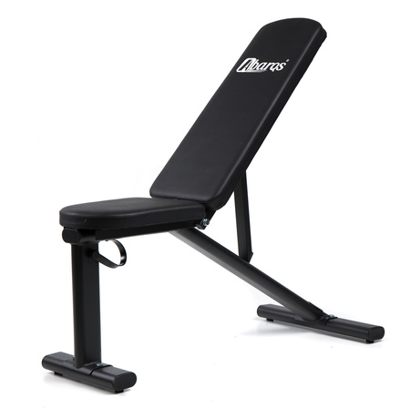 Abarqs Składana ławeczka treningowa skośna łamana LW-100