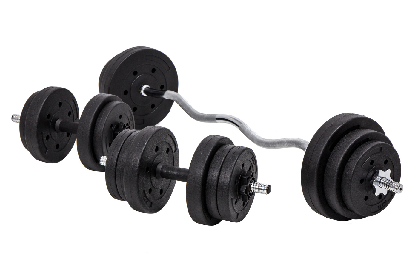 zestaw obciążeń kompozytowych 30kg 4x2,5 2x5kg 17_11_25