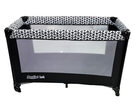 Łóżeczko turystyczne kojec Moolino FUN BLACK