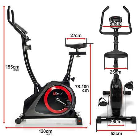 Rower treningowy magnetyczny AbarQs RW-33