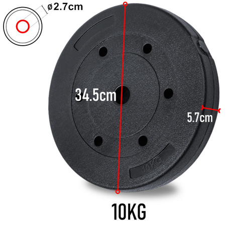 obciążenie kompozytowe 20kg 2x10kg 