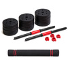 Hantle treningowe bitumiczne AbarQs HC-20KG (2x10kg)