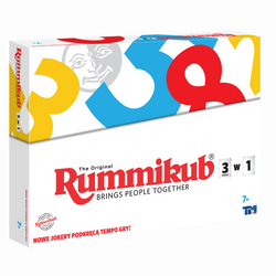 Gra planszowa Rummikub 3 w 1