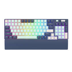 Klawiatura mechaniczna Royal Kludge RK96 RGB, brown switch (niebieska)