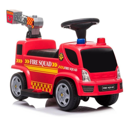 Pojazd Jeździk Straż Pożarna Drabina Bańki Mydlane Dźwięki  Na Akumulator