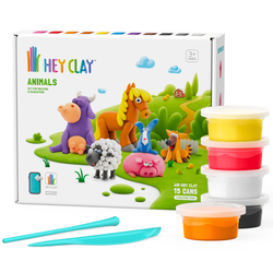 TM Toys Hey Clay Masa plastyczna Zestaw Zwierzęta + akcesoria HCL15012